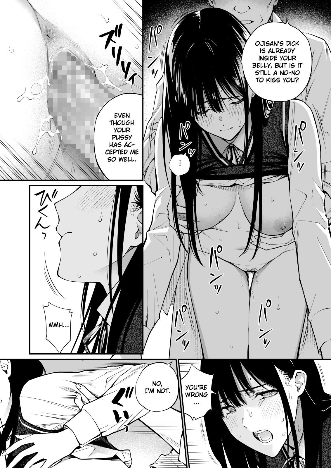 Hentai Manga Comic-Insert a secret he doesn't know.-Read-46